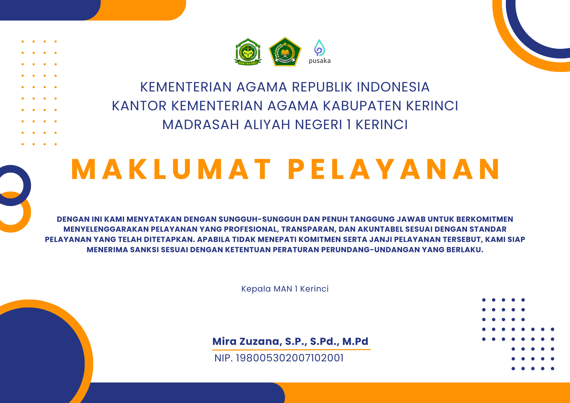 Maklumat Pelayanan