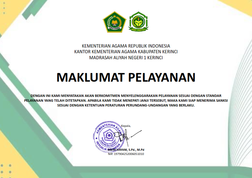Maklumat Pelayanan